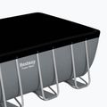 Bazén s kovovou konstrukcí  Bestway Power Steel Rectangular Pool Set 56466N 549 x 274 cm tmavě šedý  4