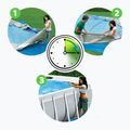 Bazén s kovovou konstrukcí  Bestway Power Steel Rectangular Pool Set 56466N 549 x 274 cm tmavě šedý  8