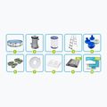 Bazén s kovovou konstrukcí  Bestway Steel Pro Max Pool Set 366 x 100 cm šedý 8