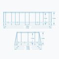 Bazén s kovovou konstrukcí  Bestway Power Steel Oval Pool Set 610 x 366 cm hnědý 7