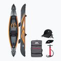 Vysokotlaký nafukovací kajak pro 1 osobu 12'4″ AquaMarina Tomahawk grey Air-K 375