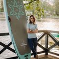 Prkno SUP Aqua Marina Dhyana - Yoga iSUP, 3,36 m/15 cm, s pádlem a bezpečnostním vodítkem šedé BT-21DHP 14
