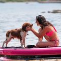 Prkno SUP Aqua Marina Coral Touring - Touring iSUP, 3,5 m/15 cm, s pádlem a cívkovým vodítkem růžové BT-22CTP 11