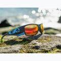 Sluneční brýle Aztron Avatar-X2 matt black/gloss blue/polarized sahara red mirror/brown 6