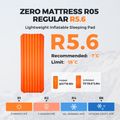 Nafukovací matrace Flextail Zero R05 Regular orange 7