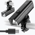 Přední cyklistické světlo Rockbros 24610002001 Front Light 1000 Lumen black 3