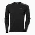 Pánská termoakční mikina Helly Hansen Lifa Active Stripe Crew černá 4