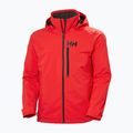 Pánská jachtařská bunda Helly Hansen Hp Racing Lifaloft Hooded alert červená 6