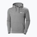 Pánská treková mikina Helly Hansen F2F Organic Cotton 855 šedá 62934