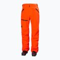 Pánské lyžařské kalhoty Helly Hansen Sogn Cargo neon orange 5