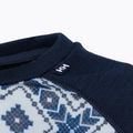 Dámská termoakční mikina Helly Hansen Lifa Merino Midweight Graphic Crew navy star pixel 8