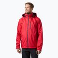 Pánská jachtařská bunda Helly Hansen Crew Hooded 2.0 red