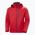 Pánská jachtařská bunda Helly Hansen Crew Hooded 2.0 red 6