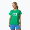 Dámské tričko  Helly Hansen Logo 2.0 bright green