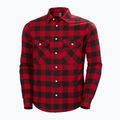 Pánská košile Helly Hansen Lokka Organic Flannel red buffalo check 5