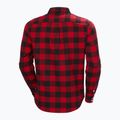 Pánská košile Helly Hansen Lokka Organic Flannel red buffalo check 6