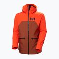 Pánská lyžařská bunda Helly Hansen Straightline Lifaloft 2.0 iron oxide 10