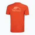 Pánské tričko Helly Hansen Nord Graphic patrol orange 5