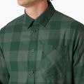 Pánské tričko Helly Hansen Aker Flannel LS jungle green buffalo plaid 3