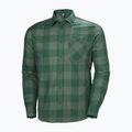 Pánské tričko Helly Hansen Aker Flannel LS jungle green buffalo plaid 5