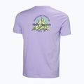 Pánské tričko Helly Hansen Core Graphic T 2.0 bright lavender 2