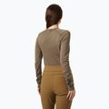Dámská termoakční mikina Helly Hansen Lifa Merino Midweight Graphic Crew sepia houndstooth aop 2
