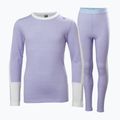 Dětské termoprádlo Helly Hansen JR Lifa Merino Midweight bright lavender 5