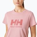 Dámské tričko Helly Hansen Logo 3.0 pink salt 3
