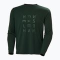 Pánské tričko Longsleeve Helly Hansen Skog Graphic dark jungle  5