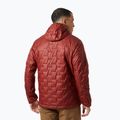 Pánská hybridní bunda Helly Hansen Lifaloft Hooded Insulator mars red 2