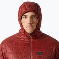 Pánská hybridní bunda Helly Hansen Lifaloft Hooded Insulator mars red 3