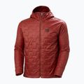 Pánská hybridní bunda Helly Hansen Lifaloft Hooded Insulator mars red 6