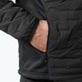 Pánská jachtařská bunda Helly Hansen HP Hybrid Stretch Hooded Insulator ebony 5