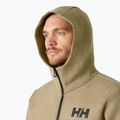 Pánská námořnická mikina Helly Hansen HP Ocean Full Zip 2.0 sepia melange 3