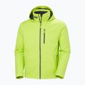 Pánská jachtařská bunda Helly Hansen Crew Hooded Midlayer 2 luminous green 9