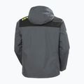 Pánská jachtařská bunda Helly Hansen Crew Hooded Midlayer 2 thunder grey 10