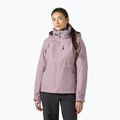 Dámská jachtařská bunda Helly Hansen Crew Hooded Pile purple clay