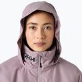 Dámská jachtařská bunda Helly Hansen Crew Hooded Pile purple clay 3