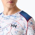 Pánská termo mikina Helly Hansen Lifa Active white slope map aop 3