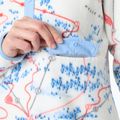 Dámská fleecová mikina Helly Hansen Maridalen Printed Fleece white slope map aop 3