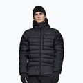 Pánská péřová bunda NORRONA Falketind Down 750 Zip Hood caviar black