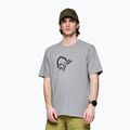 Pánské tričko NORRONA Cotton Viking grey melange/caviar