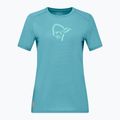 Dámské tričko NORRONA Femund Equaliser Merino brittany blue 5