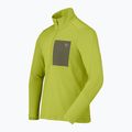 Pánská trekingová mikina NORRONA Femund Warm1 Zip Neck golden lime/olive night 7