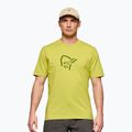 Pánské tričko NORRONA Cotton Viking golden lime