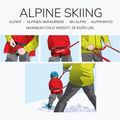 Výukové popruhy na lyže Swix XT613 Harness for kids červené XT613 3