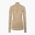 Dámská termo mikina KARI TRAA Smekker Half Zip mocha 3