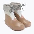 Dětské gumové boty Viking Footwear Alv Barefoot Paw Print béžové 10