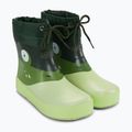Dětské gumové boty Viking Footwear Alv Barefoot Paw Print světle zelená/zelená 10