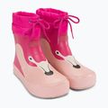 Dětské gumové boty Viking Footwear Alv Barefoot Paw Print světle růžová/magenta 10
